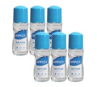 Amplex Deodorant 50ml 6 Pack (Active)