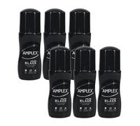 Amplex Deodorant 50ml 6 Pack Natural Scent (Black)