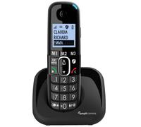 Atlinks Big Button 1500 Solo Amplified Portable DECT Phone, Black