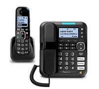 Amplicomms BigTel 1580 Combo EU Corded seniors phone handsfree, for hearing aids komp