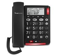 Amplicomms BigTel 48 Plus Schnurgebundenes seniors phone handsfree, for Hörgeräte compatible