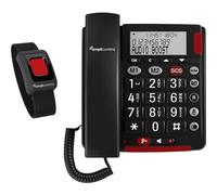 Amplicomms BigTel 50 Schnurgebundenes Phone Large Key for Compatible Host, Incl. Notrufsende