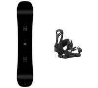 Amplid - Snowboard Bindings - Snowboard Set Cab Driver 2024 for Men in Nylon - Black Black