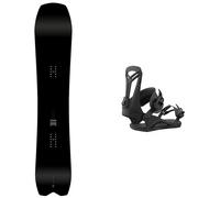 Amplid - Snowboard Bindings - Snowboard Set Soulmate 2024 for Men in Nylon - Black Black