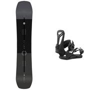 Amplid - Snowboard Bindings - Snowboard Set Unw8 2024 for Men in Nylon - Black Black
