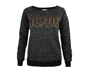 Amplified AC/DC Comics Logo Women's Sweater Black