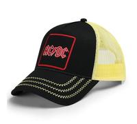 Amplified AC/DC Trucker Cap (One Size) (Black/Yellow)