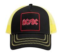 Amplified AC/DC Trucker Cap (One Size) (Black/Yellow)