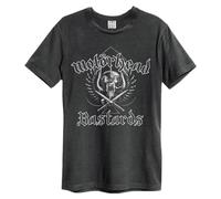 Amplified Bastards Motorhead Charcoal XL Cotton T-Shirt with Graphic Print