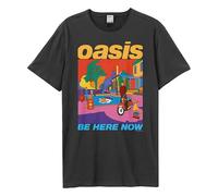 Amplified Unisex Adult Be Here Now Oasis T-Shirt (M) (Charcoal)