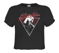 Amplified Blondie Crop Top - XS Charcoal - Women's