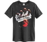 Amplified British Steel T Shirt Man T-Shirt 100% Cotton Sleeve Shirt Black Black (X-Large)