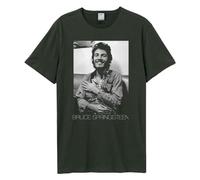 Amplified Bruce Springsteen Vintage Crew Neck T-Shirt Charcoal L
