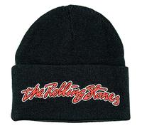 Amplified The Rolling Stones Classic Font Cuff Beanie Black, One Size