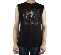Amplified Clothing Black Motley Crue Sleeveless T-Shirt Mens