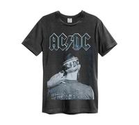 Amplified Clothing Grey Ac/Dc Short Sleeved T-Shirt Mens