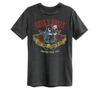 Amplified Clothing Grey Guns N Roses Short Sleeved T-Shirt Mens