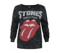Amplified Clothing Grey Rolling Stones Sweatshirt Womens