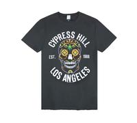 Amplified Clothing Mens Grey Cypress Hil Short Sleeved T-Shirt - Medium