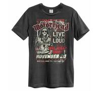 Amplified Clothing Short Sleeved T-Shirt | Mens Grey | Official Merch