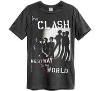 Amplified Clothing The Clash 'Westway to The World' T Shirt (Large)