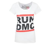Amplified Clothing White Run DMC Short Sleeved T-Shirt Womens