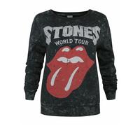 Amplified Clothing Grey Rolling Stones Sweatshirt Womens