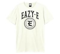 Amplified Compton Crest Eazy-E Graphic Tee Crew Neck Vintage White Medium