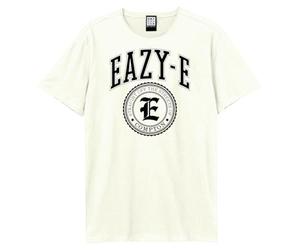 Amplified Compton Crest Eazy-E Graphic Tee, Short Sleeve, Vintage White, XL