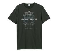 Amplified Dark Horse Nickelback T-Shirt Charcoal L - Album Artwork Graphic Print