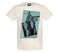 Amplified David Bowie Serious Moonlight Quad Vintage White T-Shirt -M