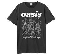 Amplified Definitely Maybe Oasis Album Artwork T-Shirt Charcoal XS