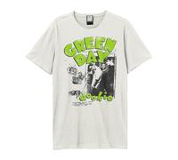 Amplified Dookie Sketch Green Day T-Shirt Vintage White M