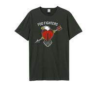 Amplified - Eagle Tattoo T-Shirt for Men/Women Unisex M Charcoal