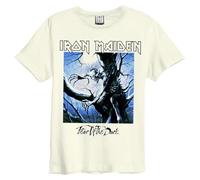 Amplified Fear of The Dark Iron Maiden T-Shirt - White, M