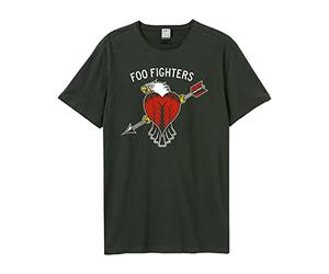 Amplified Foo Fighters Eagle Tattoo Charcoal Cotton T-Shirt (S)