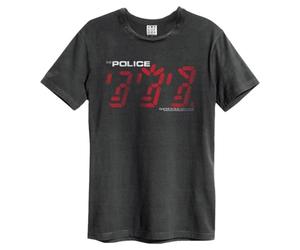 Amplified Ghost in The Machine The Police T-Shirt Crew Neck Charcoal L