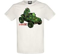GORILLAZ - GEEP AMPLIFIED XX LARGE VINTAGE WHITE - T-shirt
