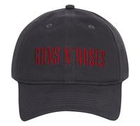 Amplified Guns N Roses Embroidered Cap / One Size Charcoal GD1610