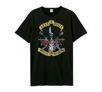 Amplified Guns N Roses Top Hat Skull Charcoal T-shirt (S)