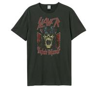 Amplified Hell Slayer T-Shirt (M) Charcoal Graphic Print