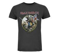 Amplified Iron Maiden Trooper Men's T-Shirt Charcoal