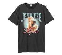 Amplified Jennifer Lopez Unisex T-Shirt Charcoal XS