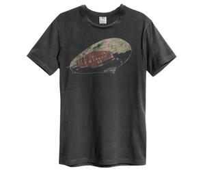 Amplified Led Zeppelin Blimp Logo Crew Neck T-Shirt Charcoal XL