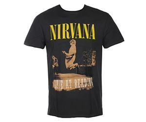 Amplified Live At Reading Nirvana Unisex Adult T-Shirt (M) (Black)