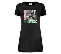 Amplified London Calling The Clash T-Shirt Dress - Charcoal - L