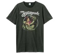 Amplified Love Hunter Whitesnake Graphic T-Shirt Charcoal Medium