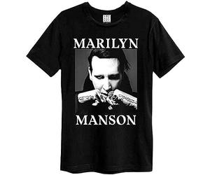 Amplified Marilyn Manson Fists Unisex T-Shirt Black XX-Large