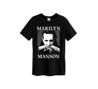 Amplified T-shirt - Marilyn Manson Fists Amplified - Black - Size S - A600z