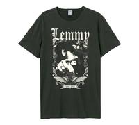 Amplified Men's 1945 Lemmy T-Shirt in Charcoal | Size: Small Amplified Charcoal S
